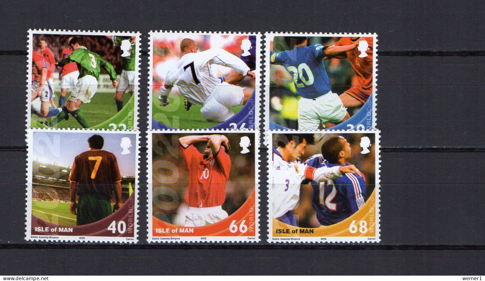 Isle Of Man 2002 Football Soccer World Cup Set Of 6 MNH - 2002 – South Korea / Japan