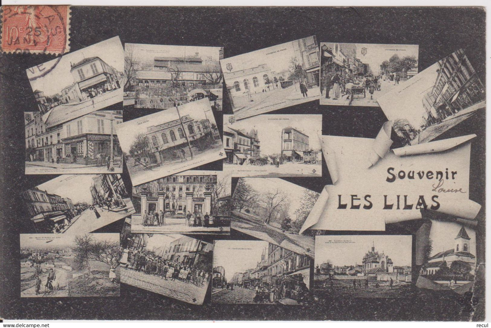 SEINE SAINT DENIS - Souvenir LES LILAS ( Carte Multi - Vues ) - Les Lilas