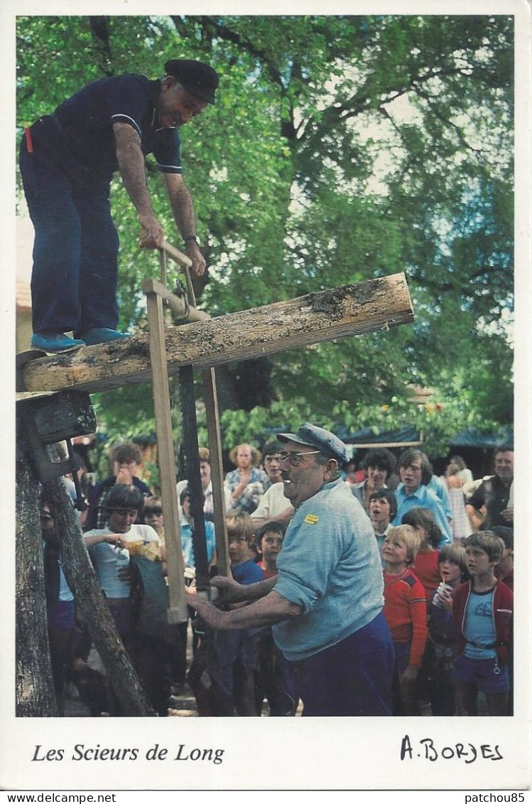 CPM Les Scieurs De Long  Molières 24 Mon Regard Est Ma Mémoire  Photo Alain Bordes - Craft