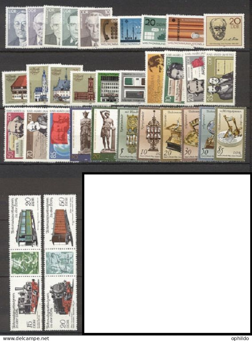 RDA / DDR   Année Complete   1983  * *   TB    - Unused Stamps