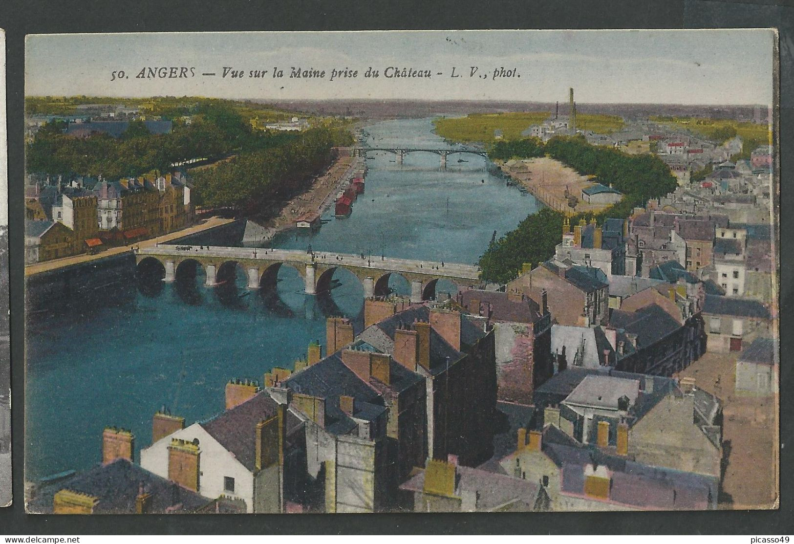 Maine Et Loire , Angers ,  Vue Sur La Maine Prise Du Château - Angers