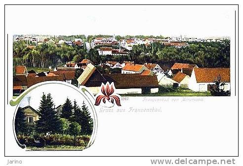 Franzensbad-Františkovy Lázne 1917, Tschechische Republik,, Litho, Reproduction - Tchéquie