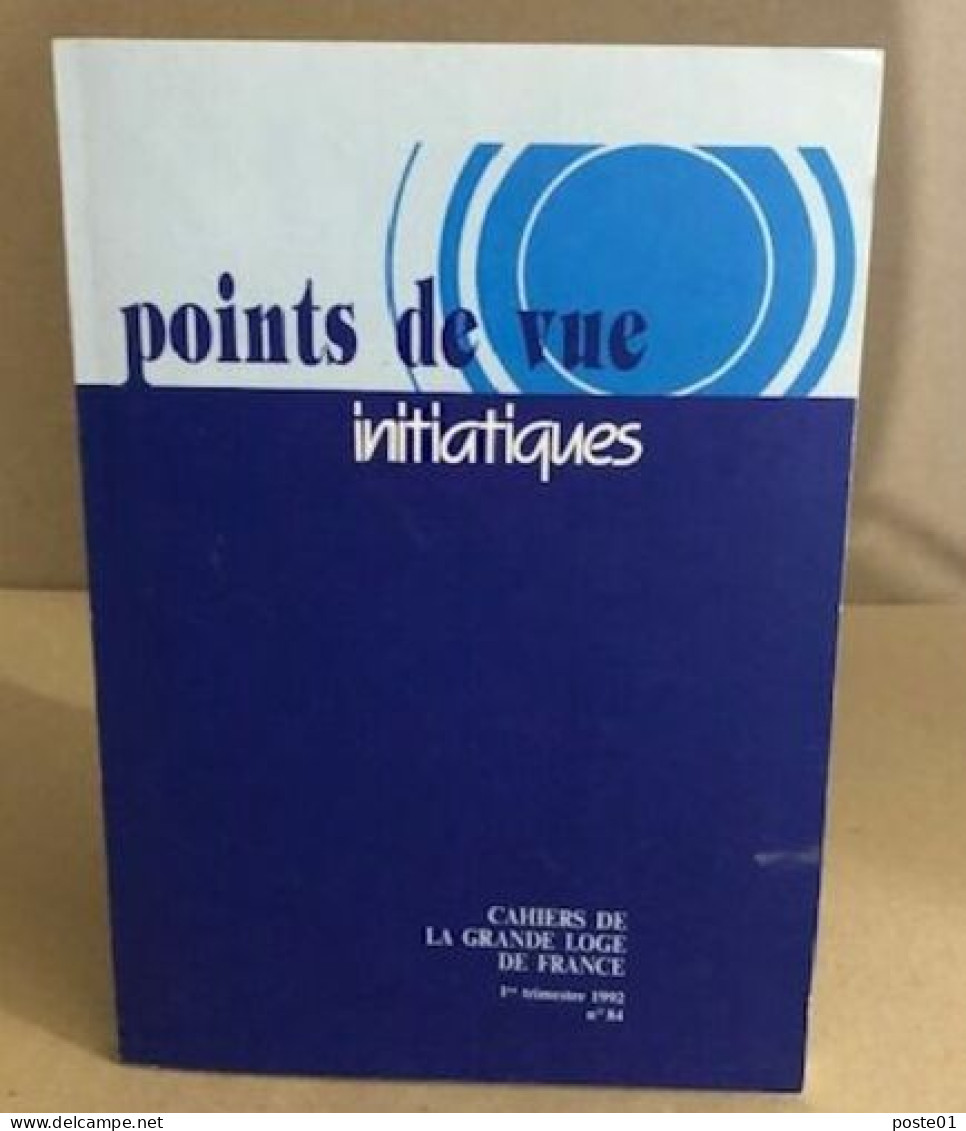 Points De Vue Initiatiques N° 84 - Esoterismo