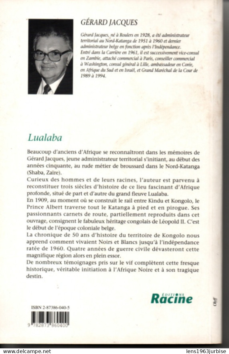 Lualaba , Histoire De L'Afrique Profonde , Gérard Jacques , Racine ( 1995 ) - Histoire