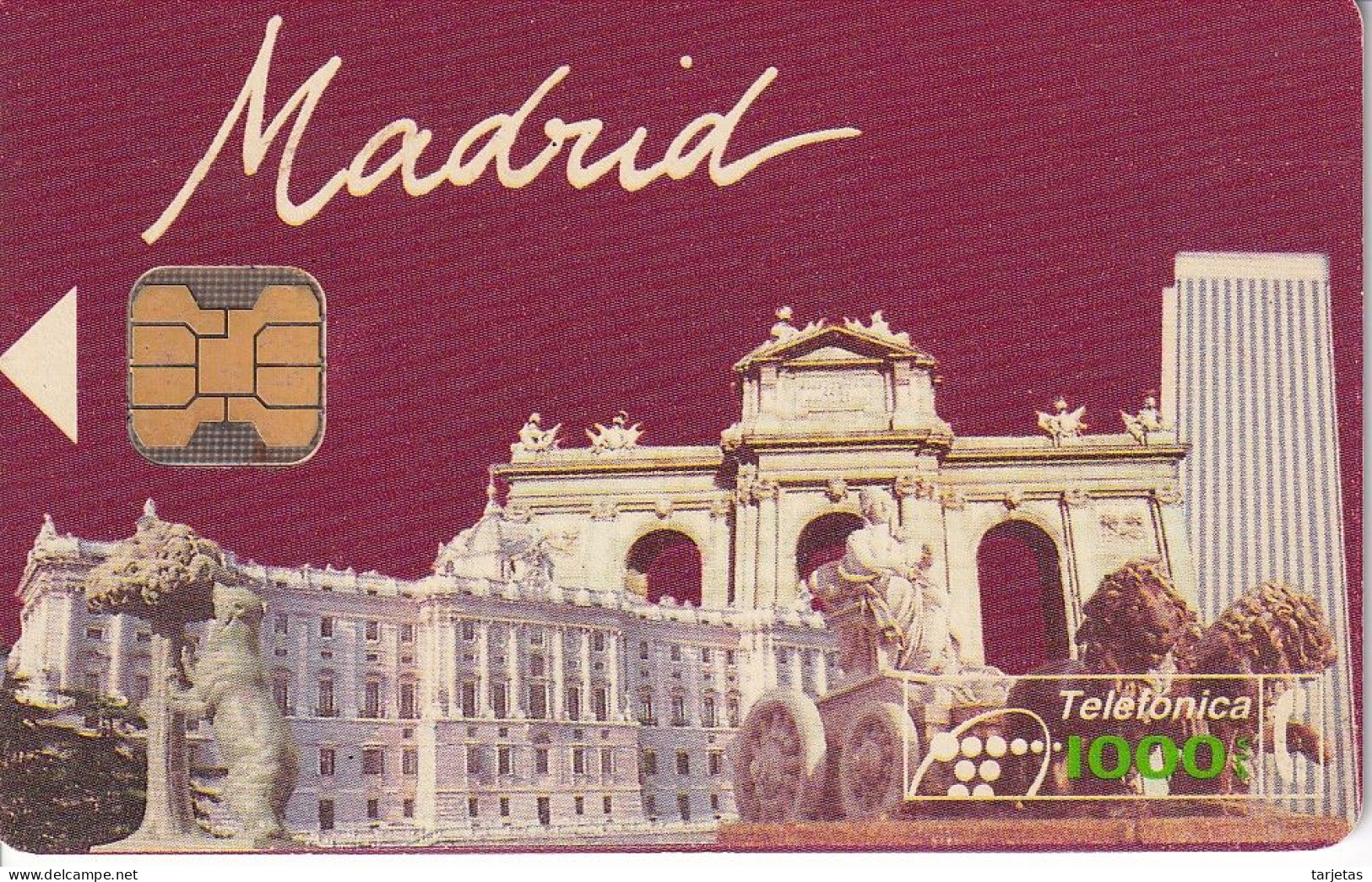 CP-032/a TARJETA DE ESPAÑA DE MADRID DE FECHA 08/94 Y TIRADA ???? - Commemorative Advertisment