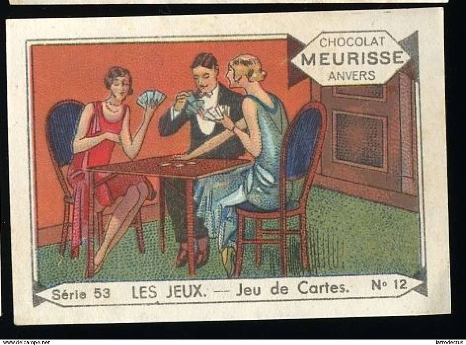 Meurisse - Ca 1930 - 53 - Les Jeux, Games - 12 - Jeu De Cartes - Autres & Non Classés