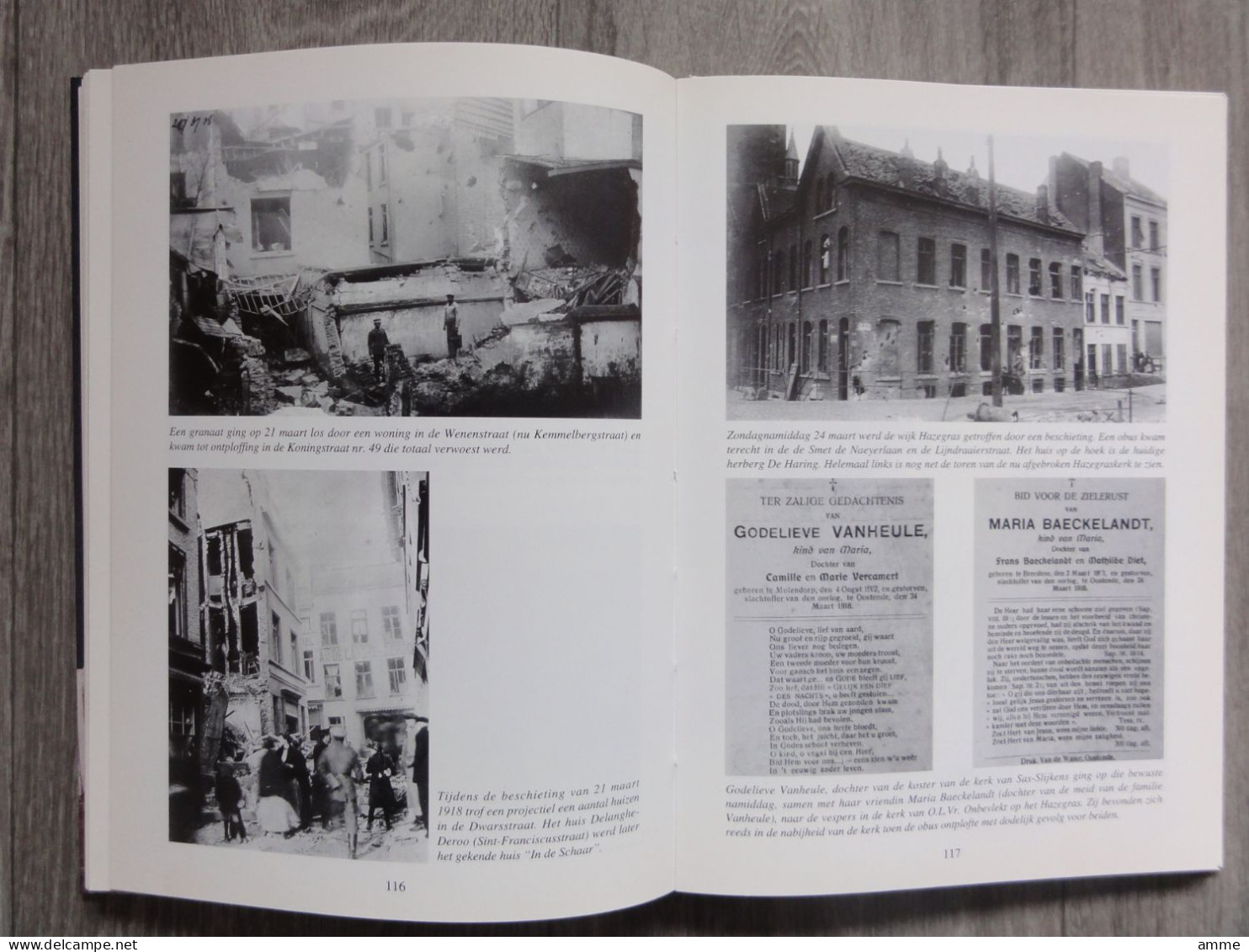 Oostende  * (Boek)  Oostende Onder Duitse Bezetting 1914-18   (deel 2) - Guerre 1914-18