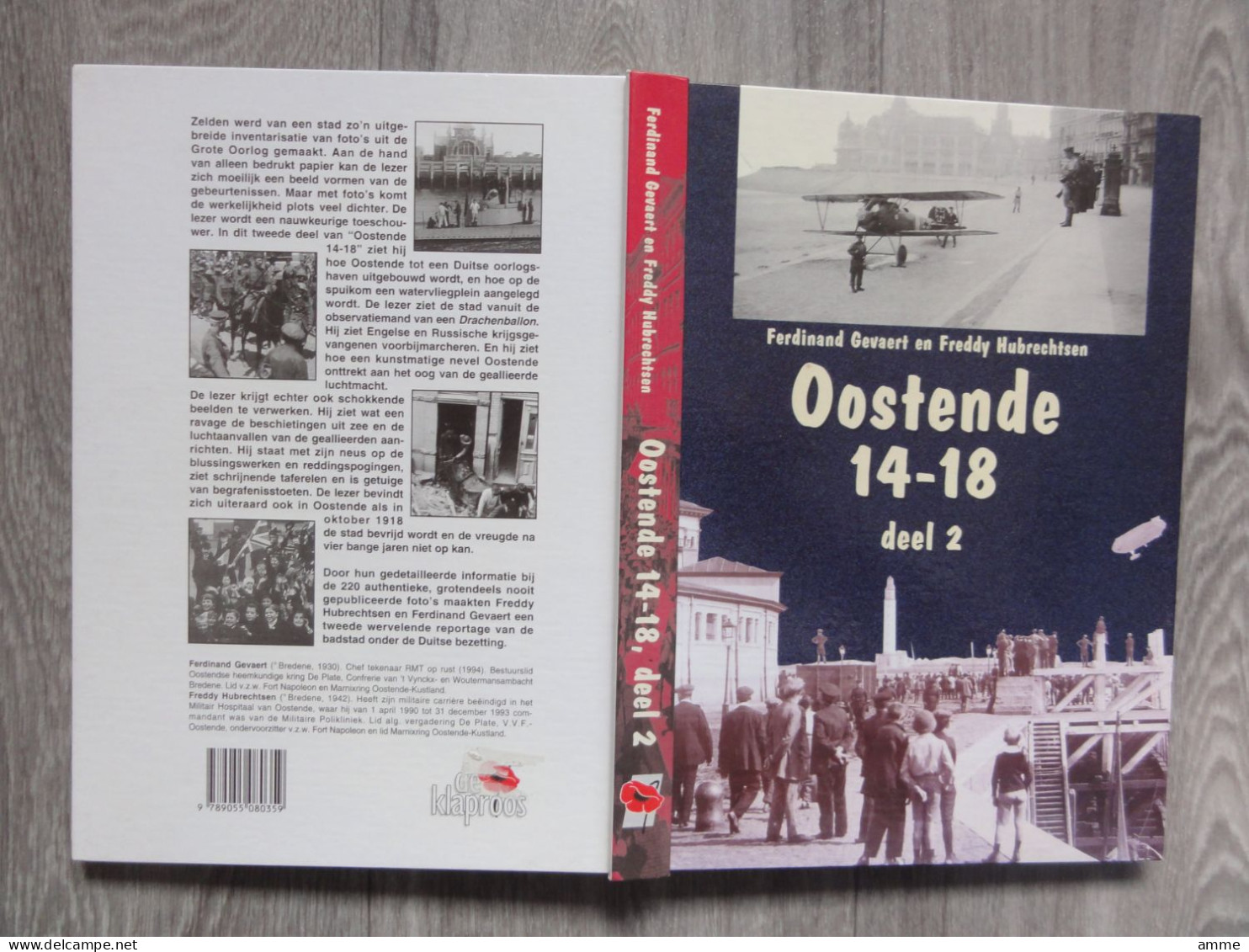 Oostende  * (Boek)  Oostende Onder Duitse Bezetting 1914-18   (deel 2) - Weltkrieg 1914-18