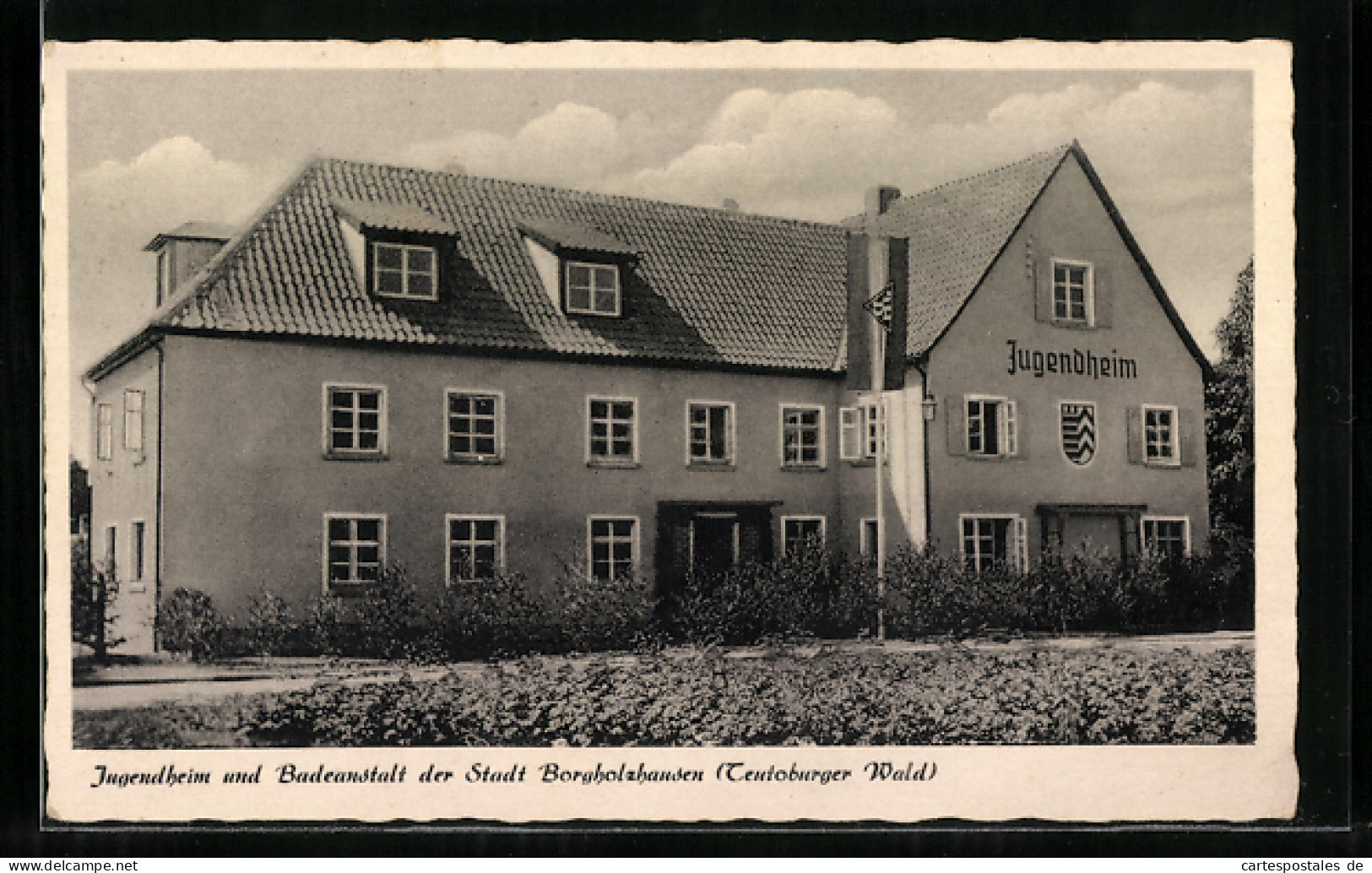 AK Borgholzhausen /Teutoburger Wald, Jugendheim Und Badeanstalt  - Autres & Non Classés