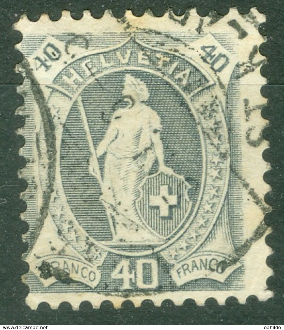 Suisse Zum 89 B Ob TB  - Used Stamps