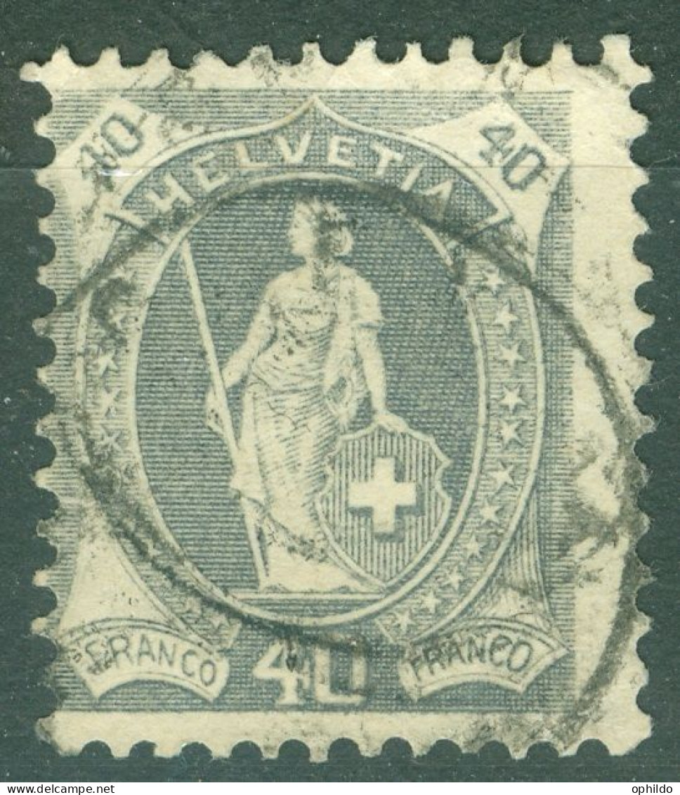 Suisse Zum 76 F Ob TB  - Used Stamps