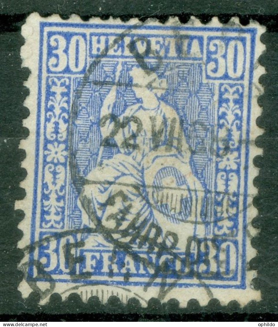 Suisse Yvert 46 Ou Zum 41 Ob B/TB - Used Stamps