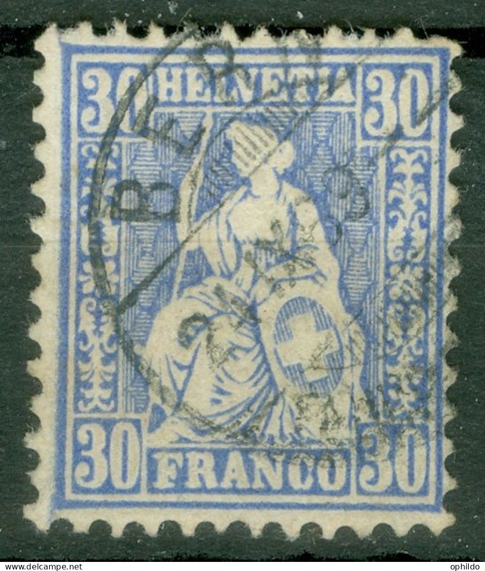 Suisse Yvert 46 Ou Zum 41 Ob TB - Used Stamps
