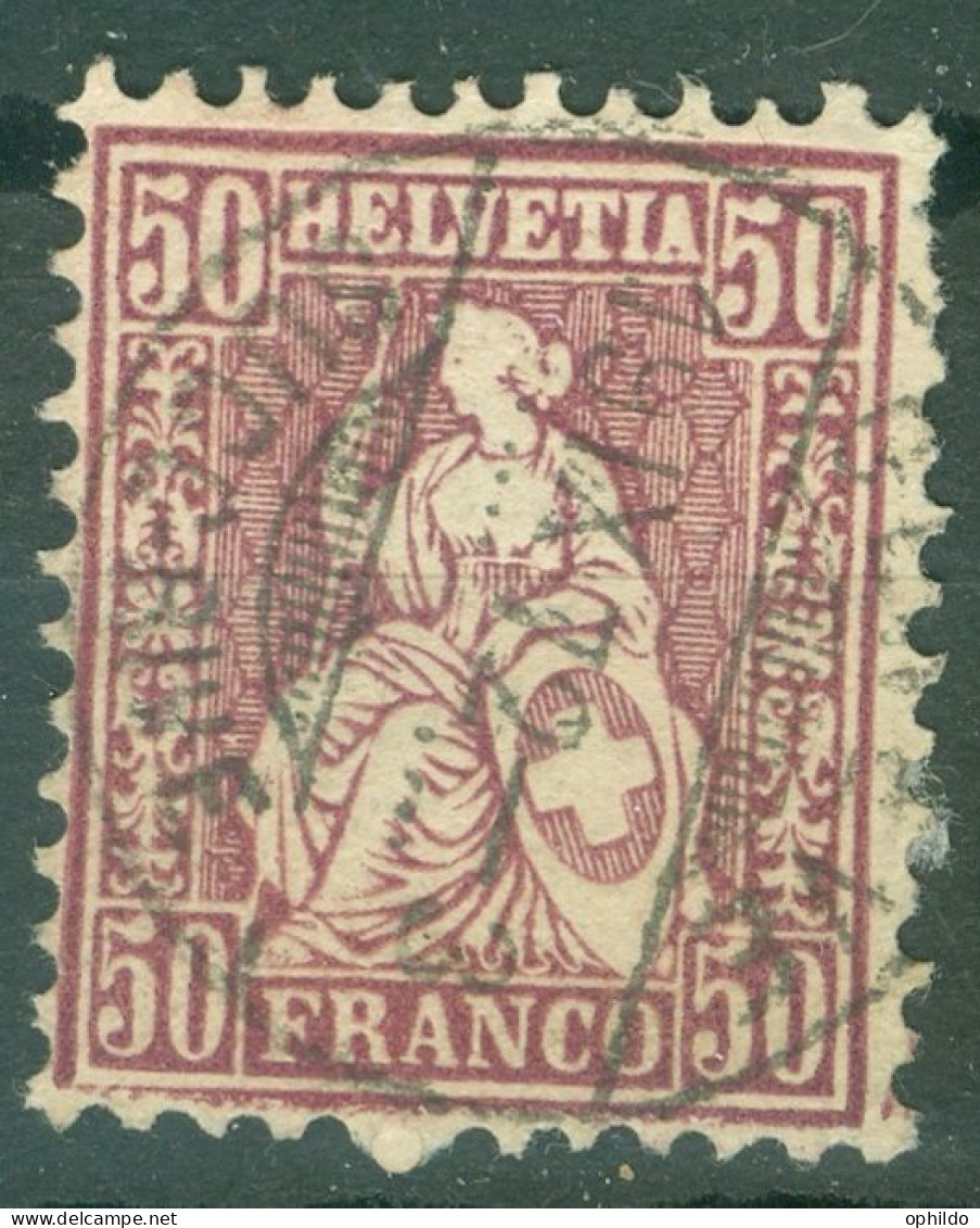 Suisse Yvert 48 Ou Zum 43 Ob B/TB  - Used Stamps