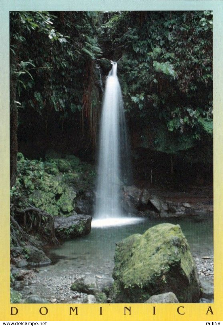 1 AK Dominica * Emerald Pool Mit Wasserfall - Liegt Im Nationalpark Morne Trois Pitons - Seit 1997 UNESCO Weltnaturerbe - Dominica