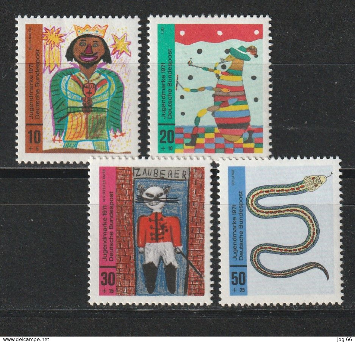 Bund Michel 660 - 663 Jugend Kinderzeichnungen ** - Unused Stamps