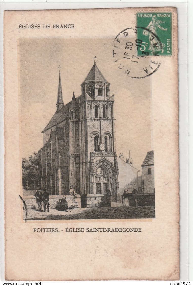 Poitiers - Eglise Ste Radogonde - Poitiers
