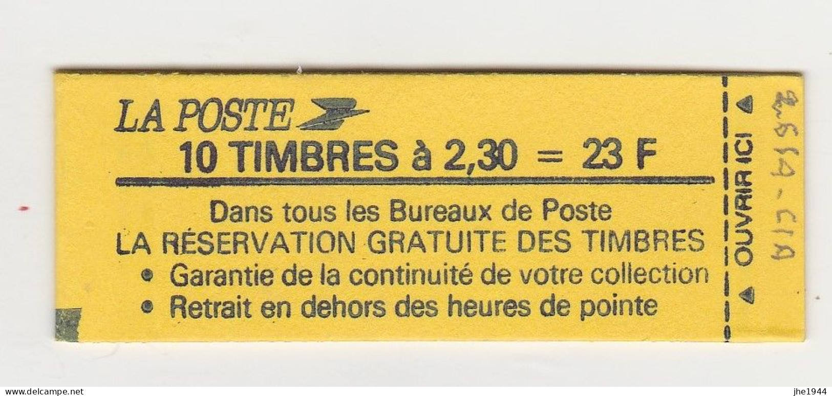 France Carnet N° 2614-C1A ** Conf. 6 - Altri & Non Classificati
