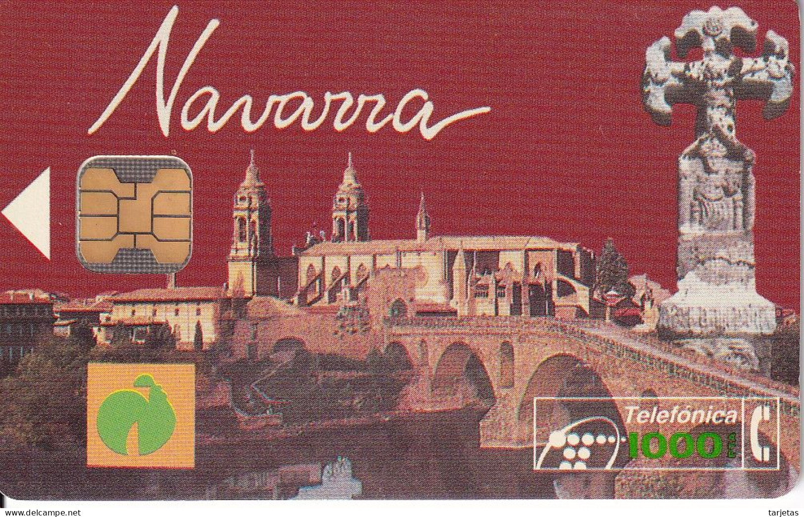 CP-039 TARJETA DE NAVARRA DE 1000 PTAS DE FECHA 09/94 Y TIRADA 14500 - Commemorative Advertisment