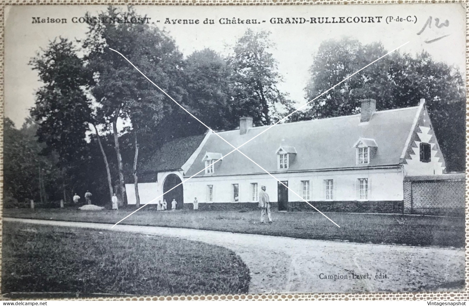 GRAND-RULLECOURT Maison Cornenelost CP édit Champion-Level - Autres & Non Classés