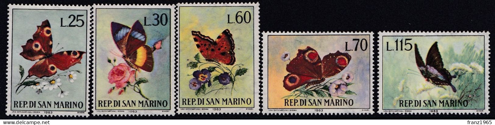 Butterflies - 1963 - Unused Stamps