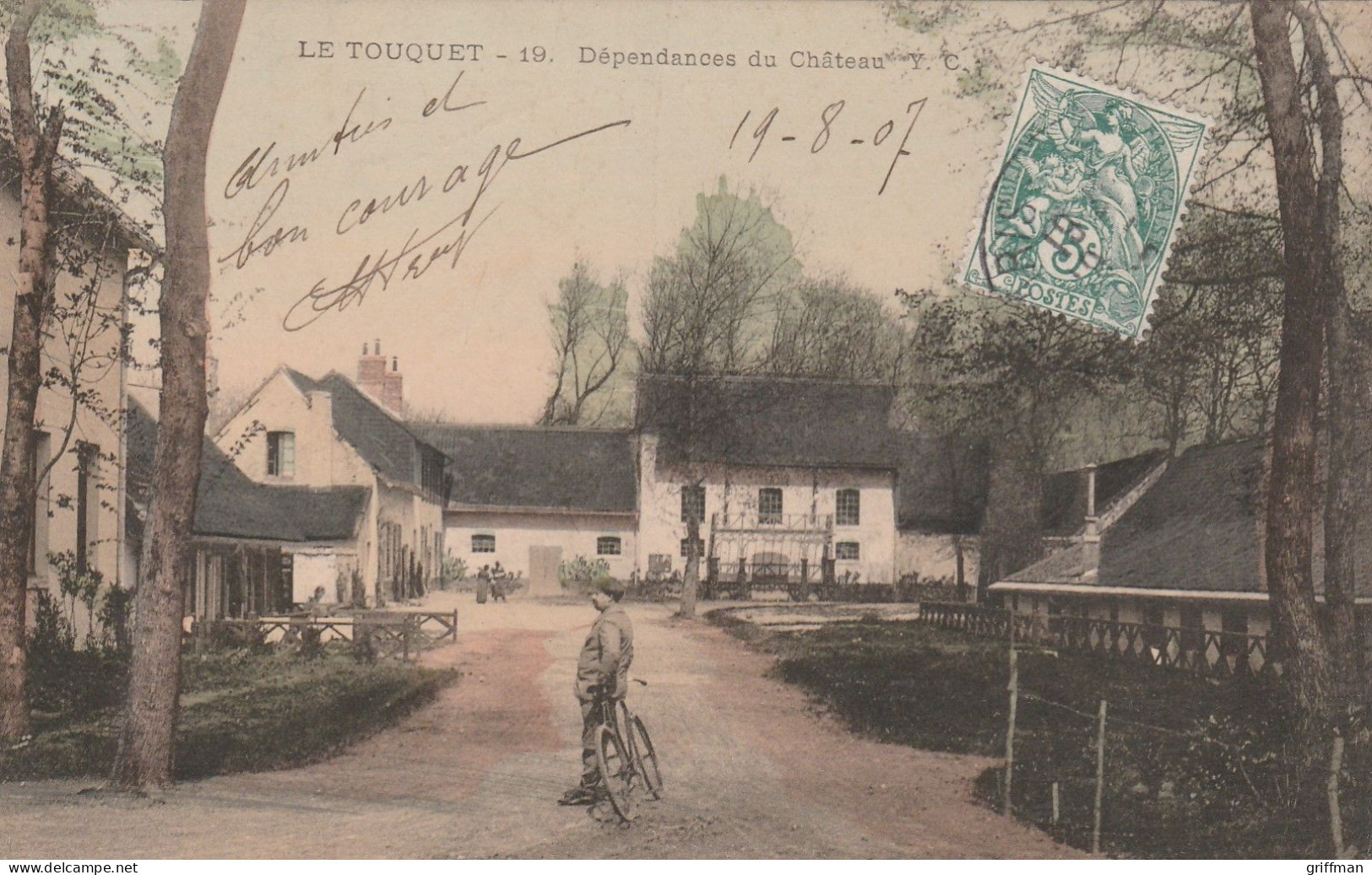 LE TOUQUET DEPENDANCES DU CHATEAU 1907 TBE - Le Touquet