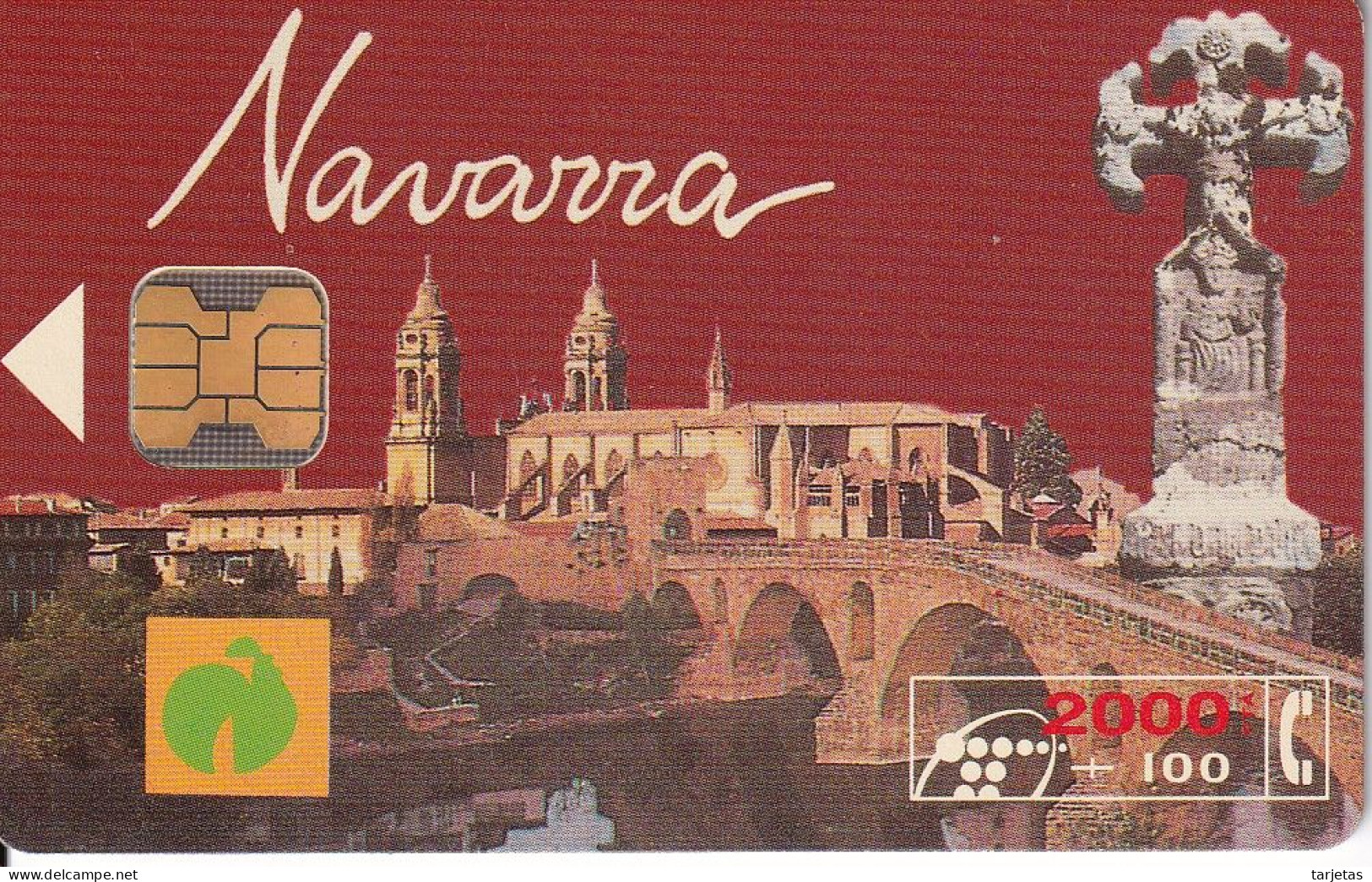 CP-040 TARJETA DE NAVARRA DE 2000 PTAS DE FECHA 09/94 Y TIRADA 8000 - Commemorative Advertisment