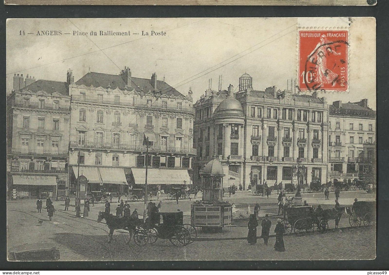 Maine Et Loire , Angers ,  Place Du Ralliement , La Poste - Angers