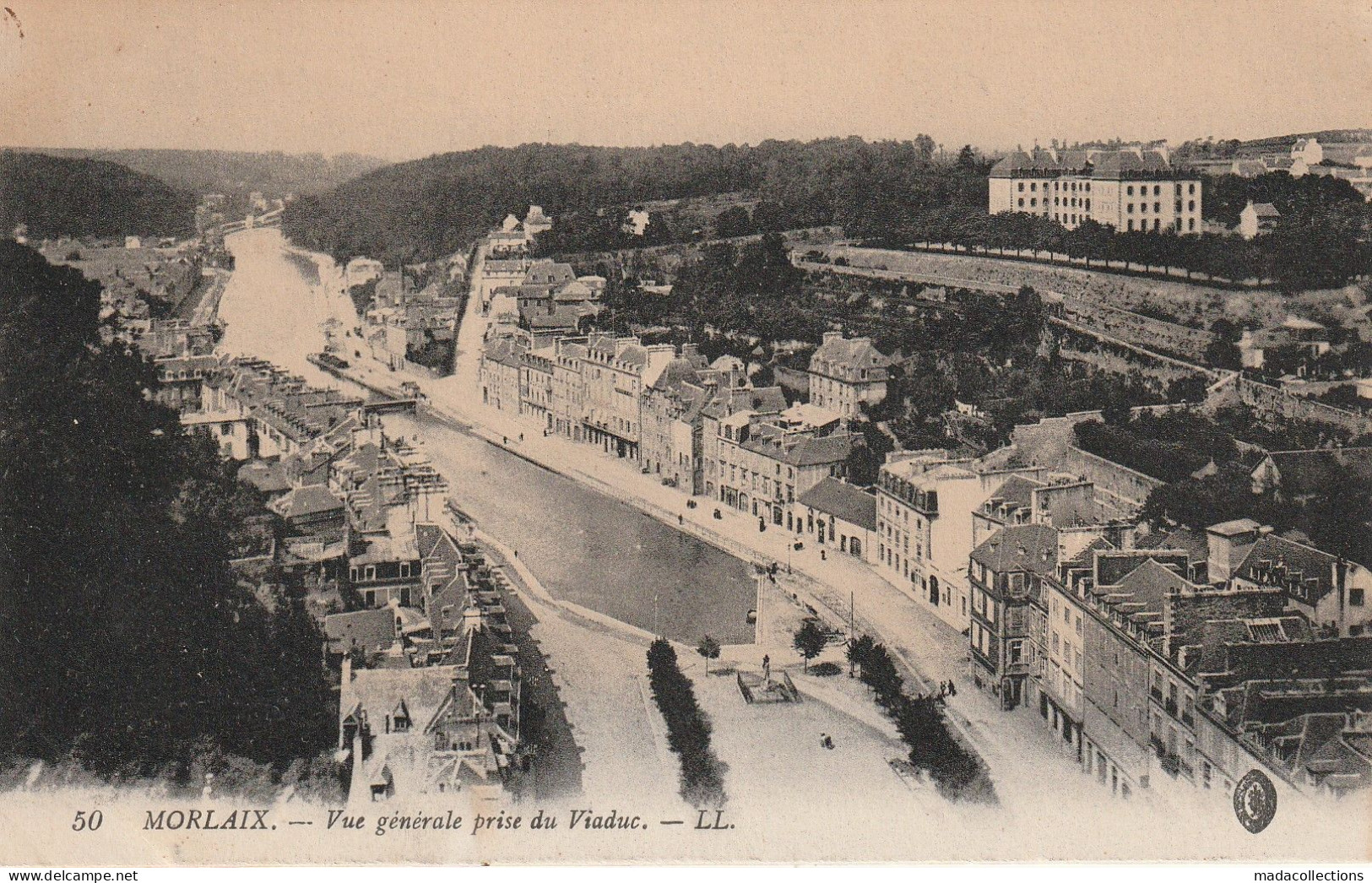 Morlaix  (29 - Finistère)  Vue Générale Prise Du Viaduc - Morlaix