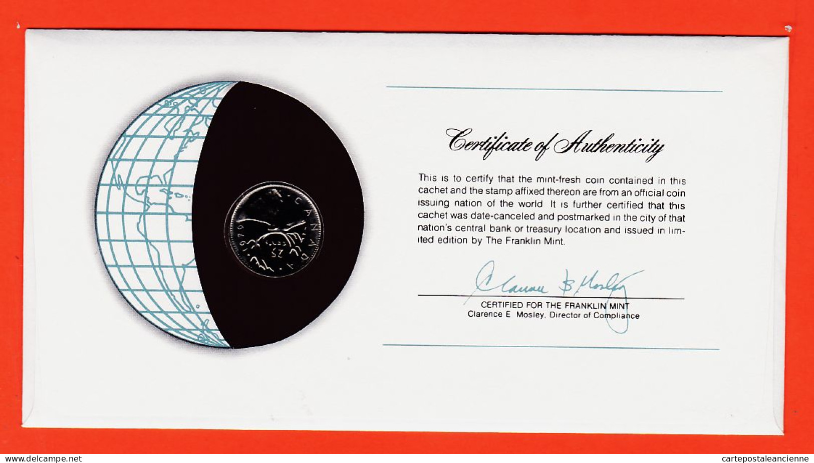 30447 / ⭐ CANADA 25 Cents 1979 OTTAWA F.D.C Jour Emission Coins Nations Limited Edition Enveloppe Numismatique Numiscov - Canada