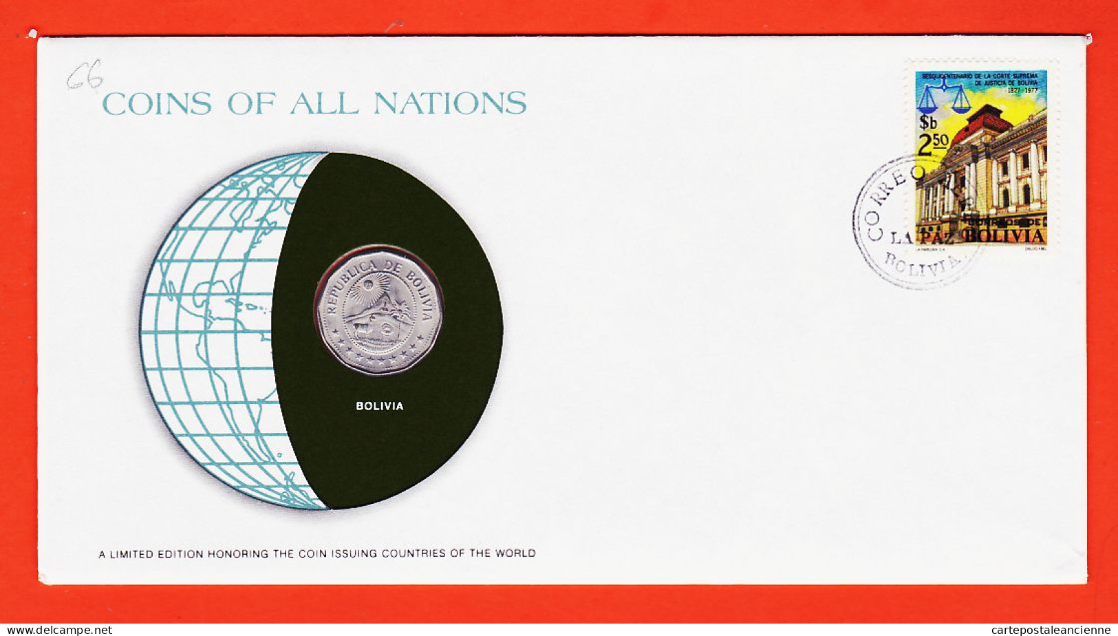 30428 / ⭐ ♥️ BOLIVIA 25 Centavos 1972 Bolivie COINS Of All NATIONS Limited Edition Coin Countries World Numisletter - Bolivie