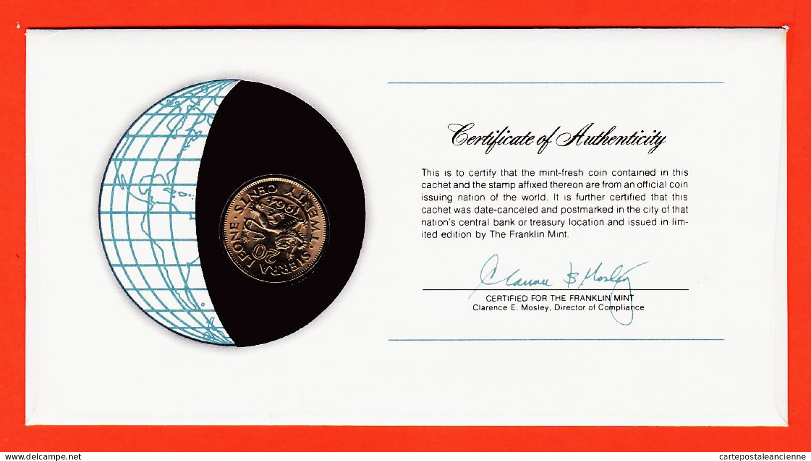 30430 / ⭐ SIERRA LEONE 20 Cents 1964 COINS Of All NATIONS Limited Edition Coin Countries World Numisletter Numiscover - Sierra Leona