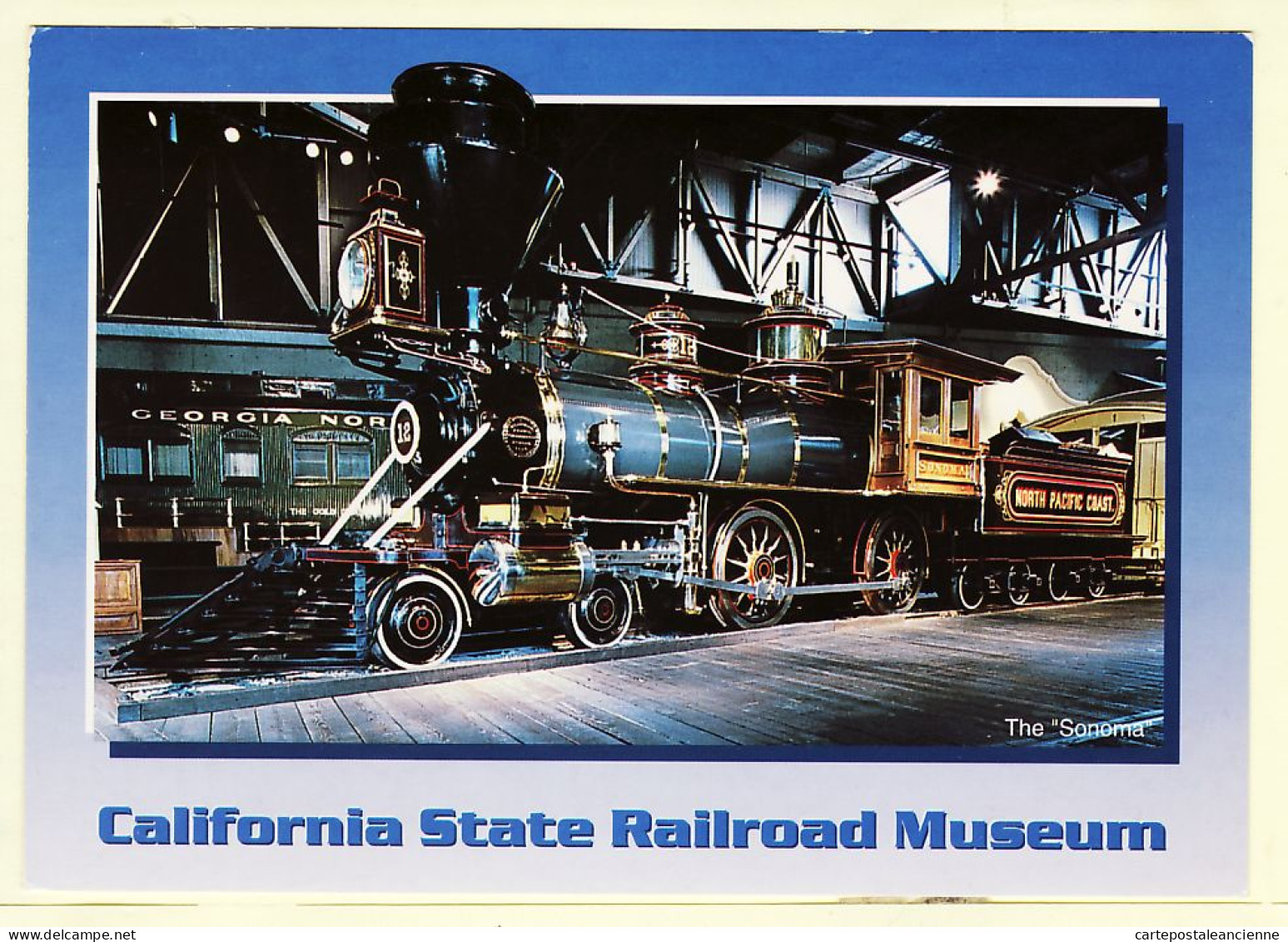 30294 / ⭐ SONOMA Built 1876 BALDWIN Locomotive Works NORTH PACIFIC Coast Railroad N°12 Train United States USA US Train - Trains