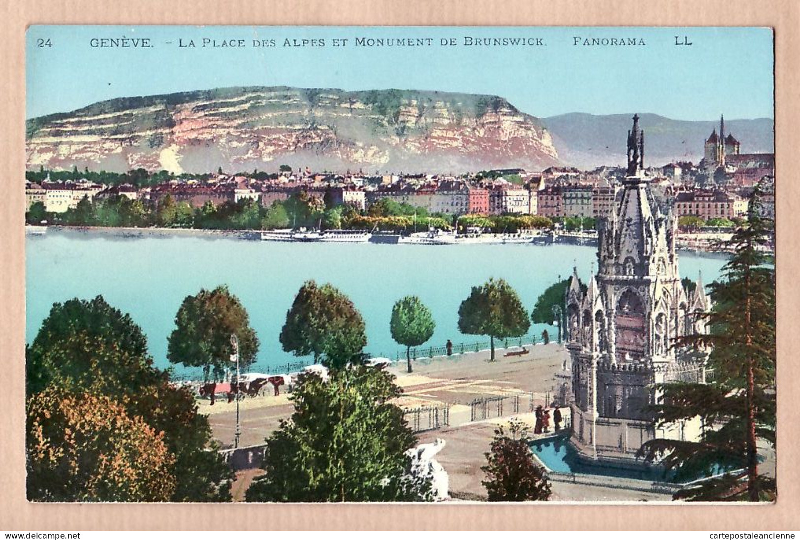 30425 / ⭐ GENEVE Place Des ALPES Monument Du BRUNSWICK Panorama 1910s LEVY 24 Suisse Switzerland Schwiez Zwitserland - Altri & Non Classificati