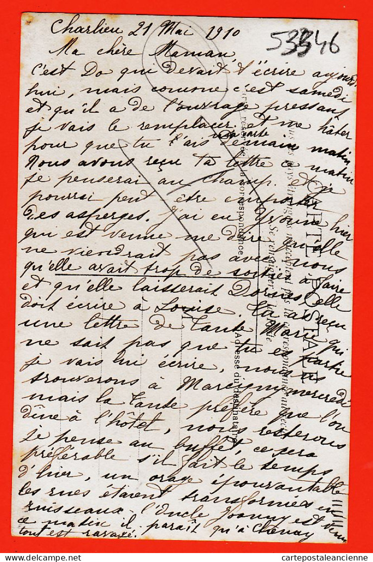30363 / ⭐ ◉  ♥️ Carte-Photo Environs CHARLIEU (42) A Localiser Précisément écrite Le 21 Mai 1910 Promenade Bord LOIRE  - Charlieu