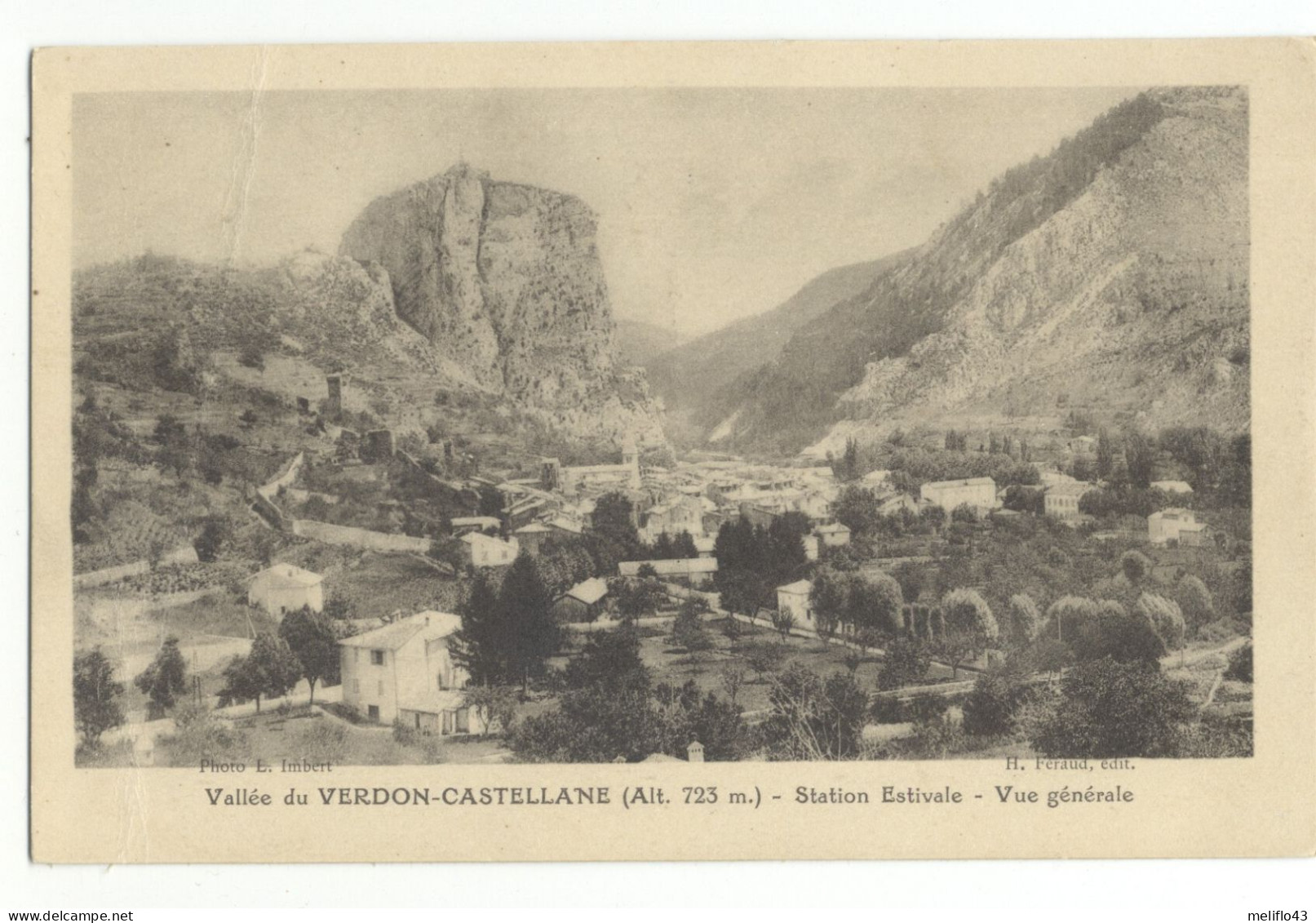 04/ CPA - Castellane - Vue Générale - Castellane