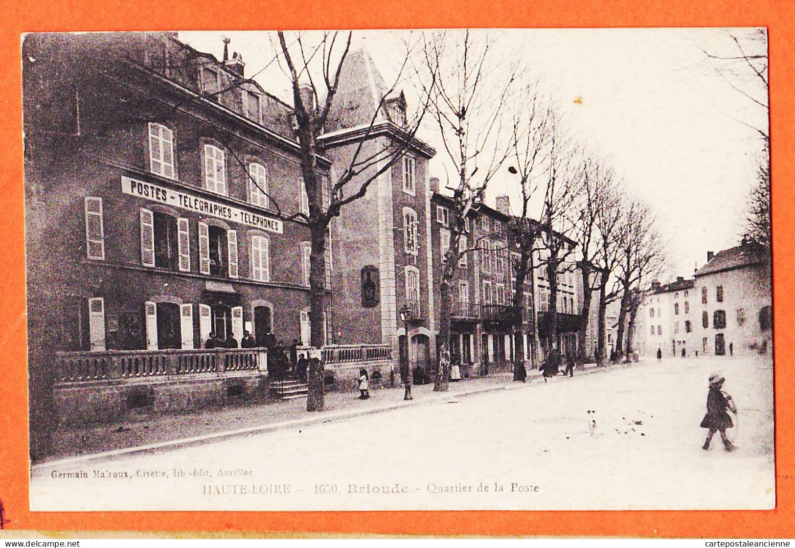 30372 / BRIOUDE 42-Haute Loire Quartier De LA POSTE 1915 Du Soldat MARTIN FRANCOIS 101e Territorial / MALROUX 1630 - Brioude