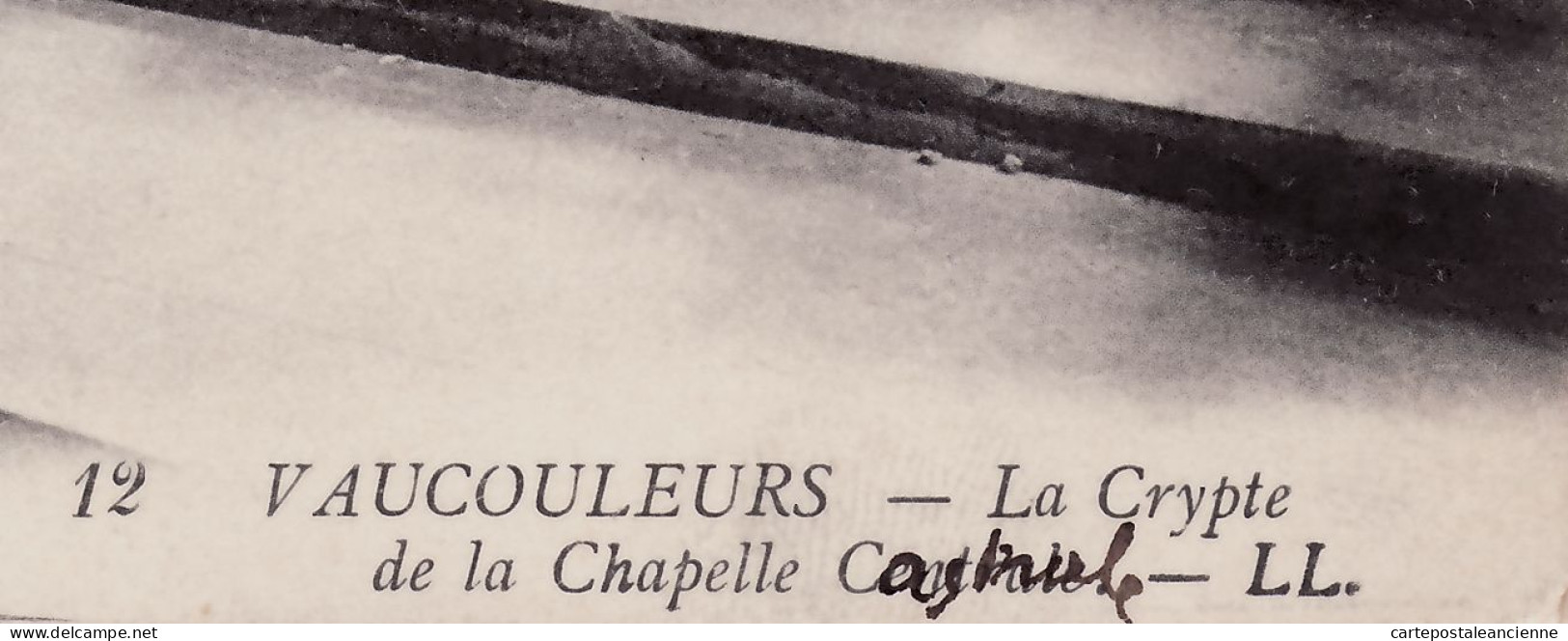 30095 / Curiosité Erreur Imprimeur VAUCOULEURS 55-Meuse Chapelle CENTRALE  Pour CASTRALE 1910s LEVY 12 - Otros & Sin Clasificación