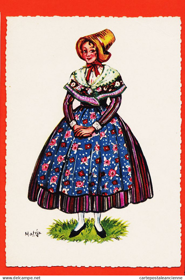 30463 / LORRAINE Près METZ Costume Traditionnel Illustration MATEJA 1950s BELLE-FRANCE PARIS 548 - Metz
