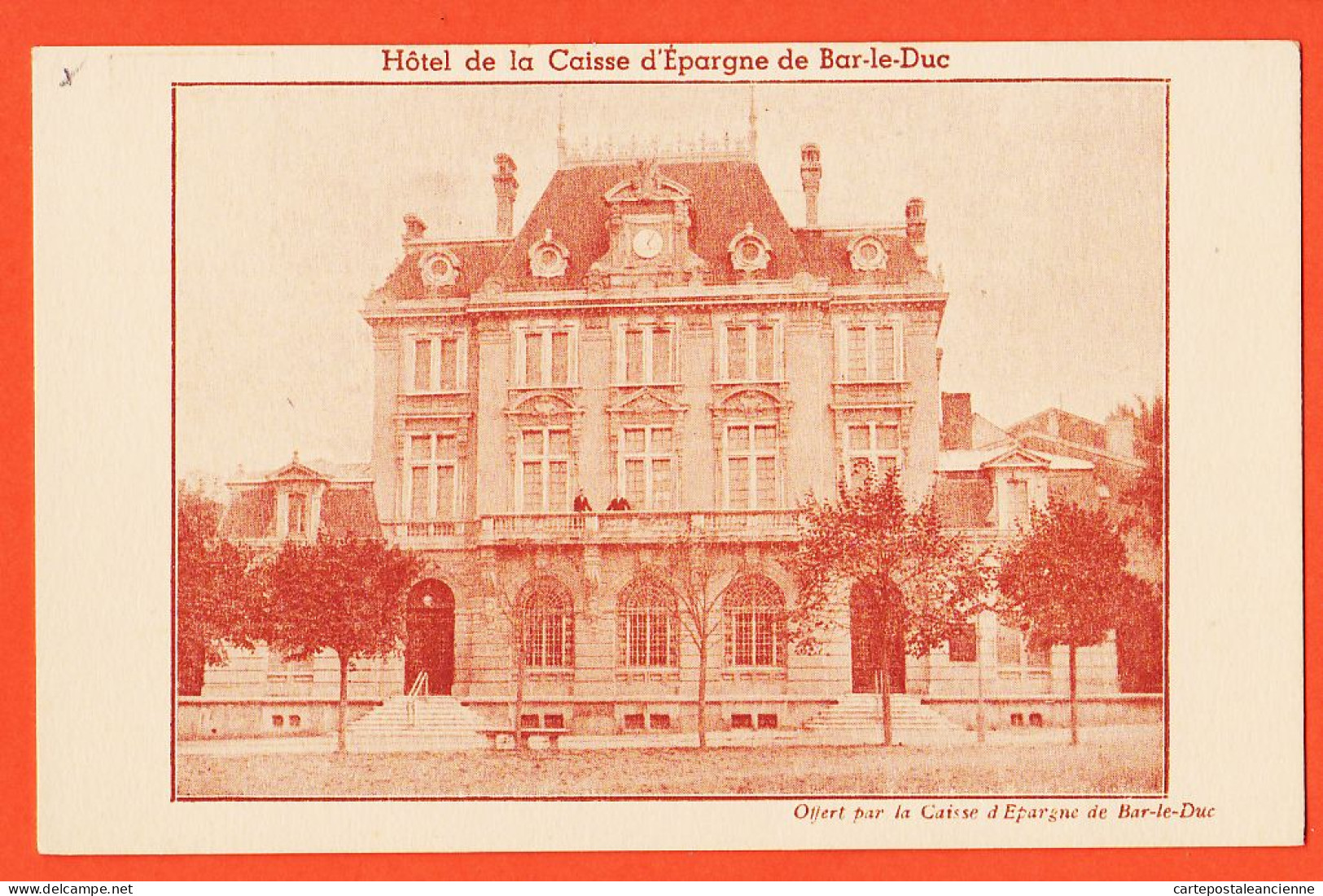 30037 ⭐ ◉  ♥️ Peu Commun BAR-LE-DUC 55-Meuse Hotel De La CAISSE D' EPARGNE Cppub 1920s  - Bar Le Duc