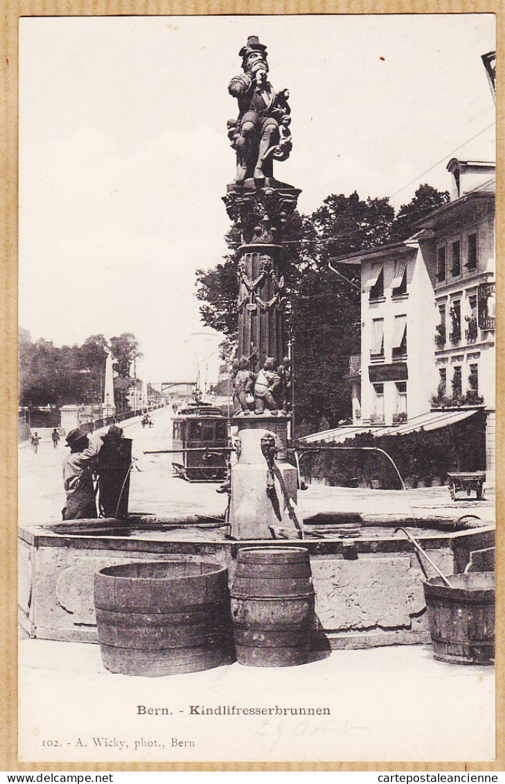 30138 / Etat Parfait - BERN BE Kindlifresserbrunnen BERNE Suisse Postkarte 1900s Photo WICKY 102 - Otros & Sin Clasificación