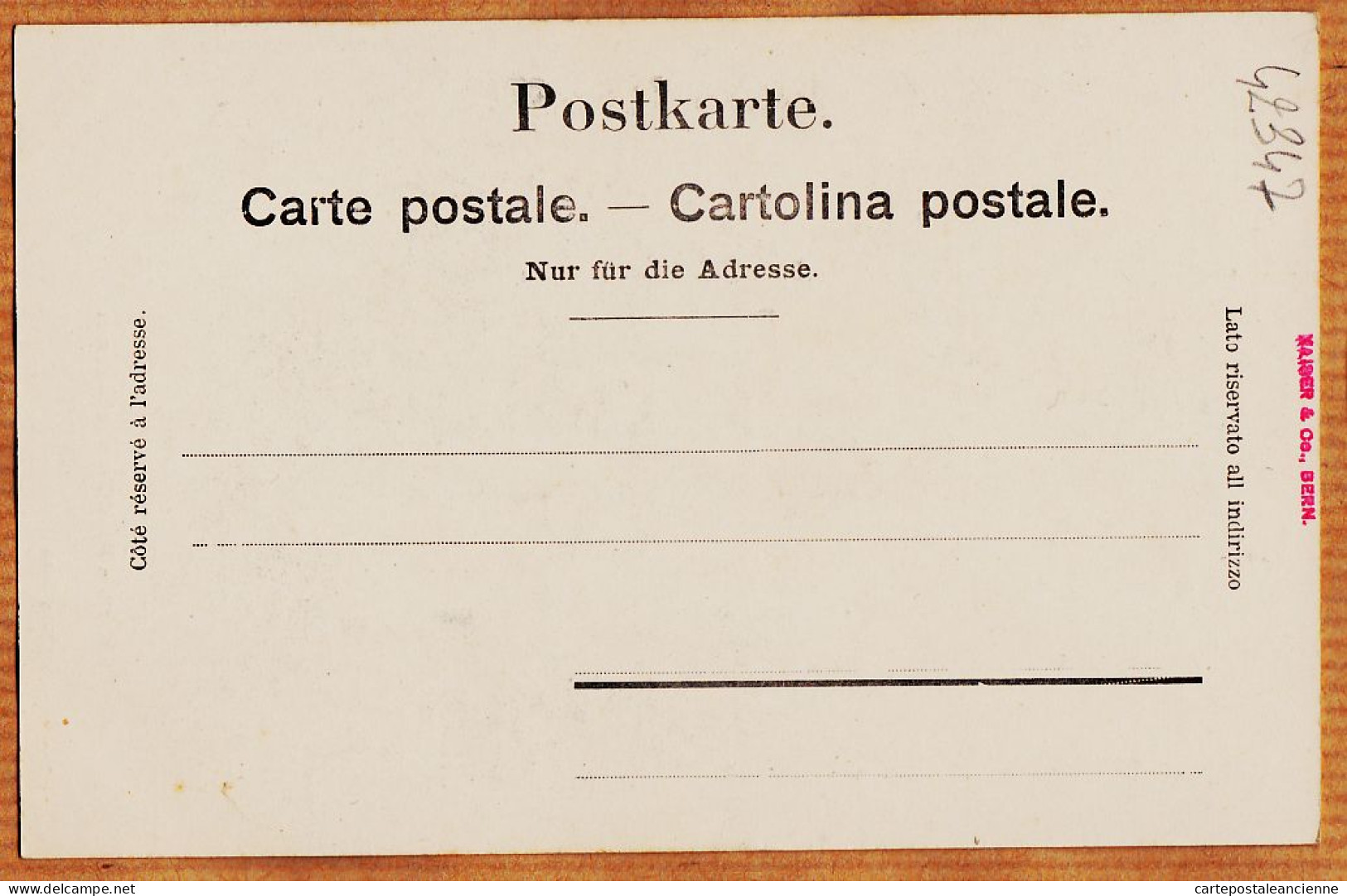 30138 / Etat Parfait - BERN BE Kindlifresserbrunnen BERNE Suisse Postkarte 1900s Photo WICKY 102 - Sonstige & Ohne Zuordnung
