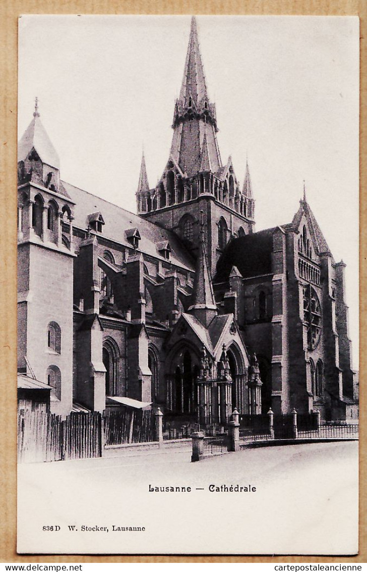 30193 / Mint Switzerland Vaud Waadt LAUSANNE Cathédrale 1910s Suisse -STOCKER Lausanne N° 836D - Sonstige & Ohne Zuordnung