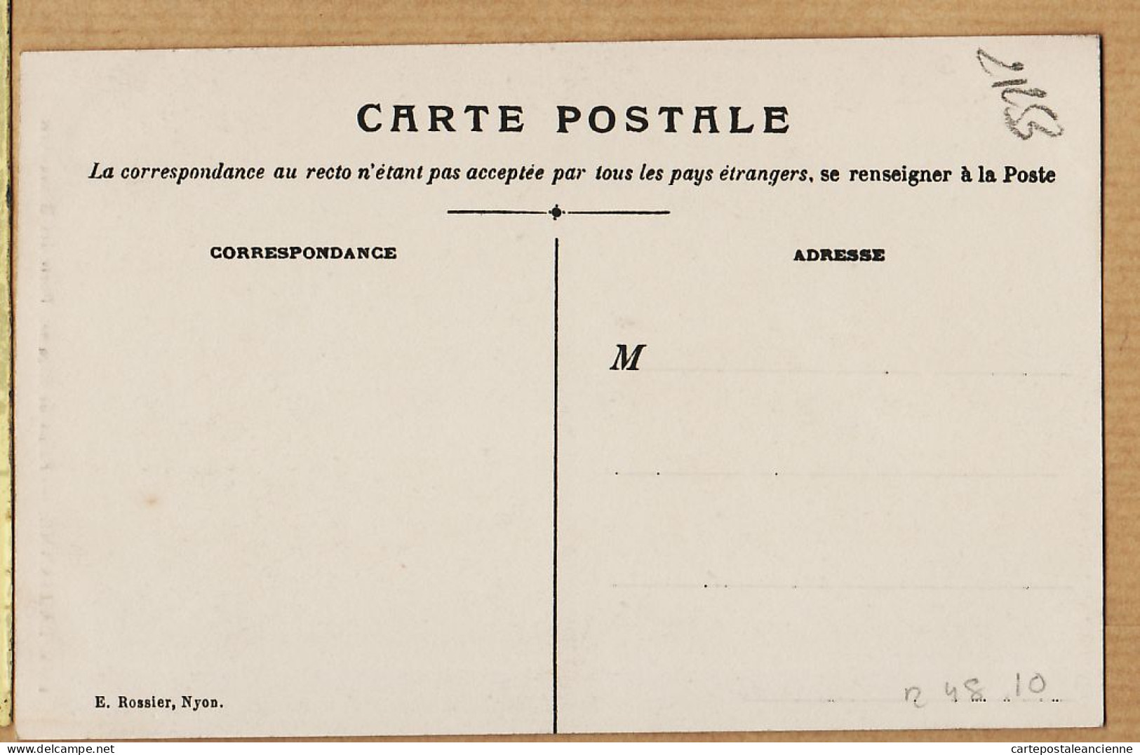 30191 / Mint Switzerland Vaud LAUSANNE Palais De RUMINE Porte Des Beaux-Arts 1910s Suisse Schweiz -ROSSIER Nyon N° 2956 - Otros & Sin Clasificación