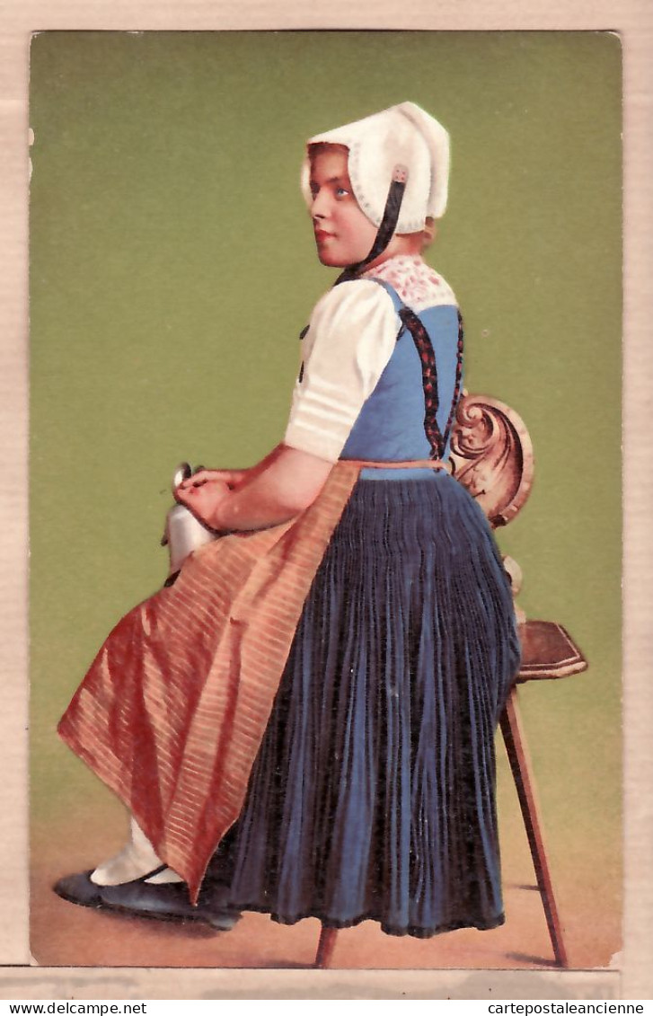 30257 / ⭐ (•◡•) Kt Zürich KNONAUERAMT Sog. BUREFEUFI Switzerland 1900s Ancien Costume Litho Color KILCHBERG 13 Folklore - Andere & Zonder Classificatie