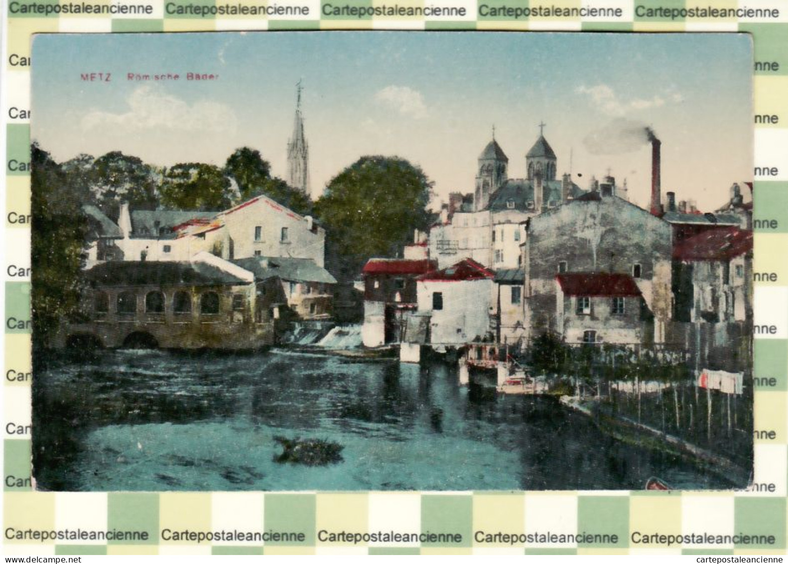 30469 / METZ Période Allemande Moselle   ROMISCHE BADER Postkarte 1910s - Metz
