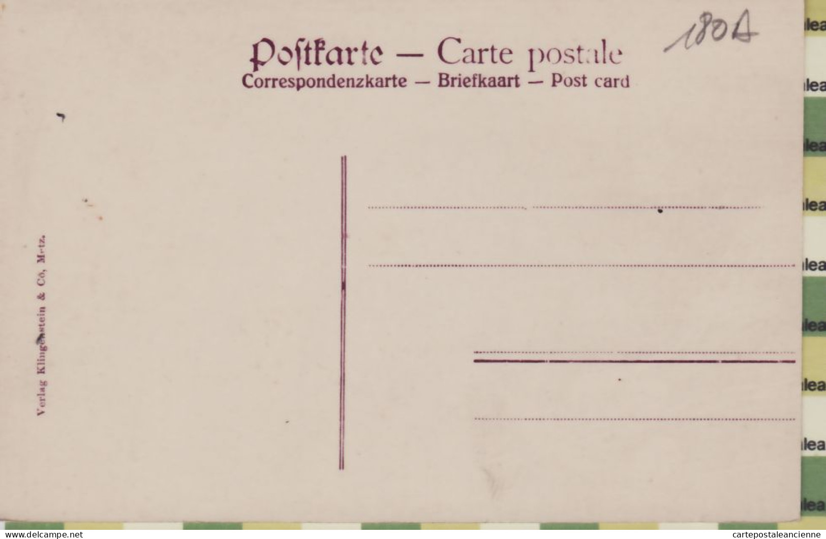 30461 / METZ Période Allemande Moselle EVANGELISCHE KIRCHE EGLISE PROTESTANTE Postkarte 1910s - KLINGENSTEIN - Metz