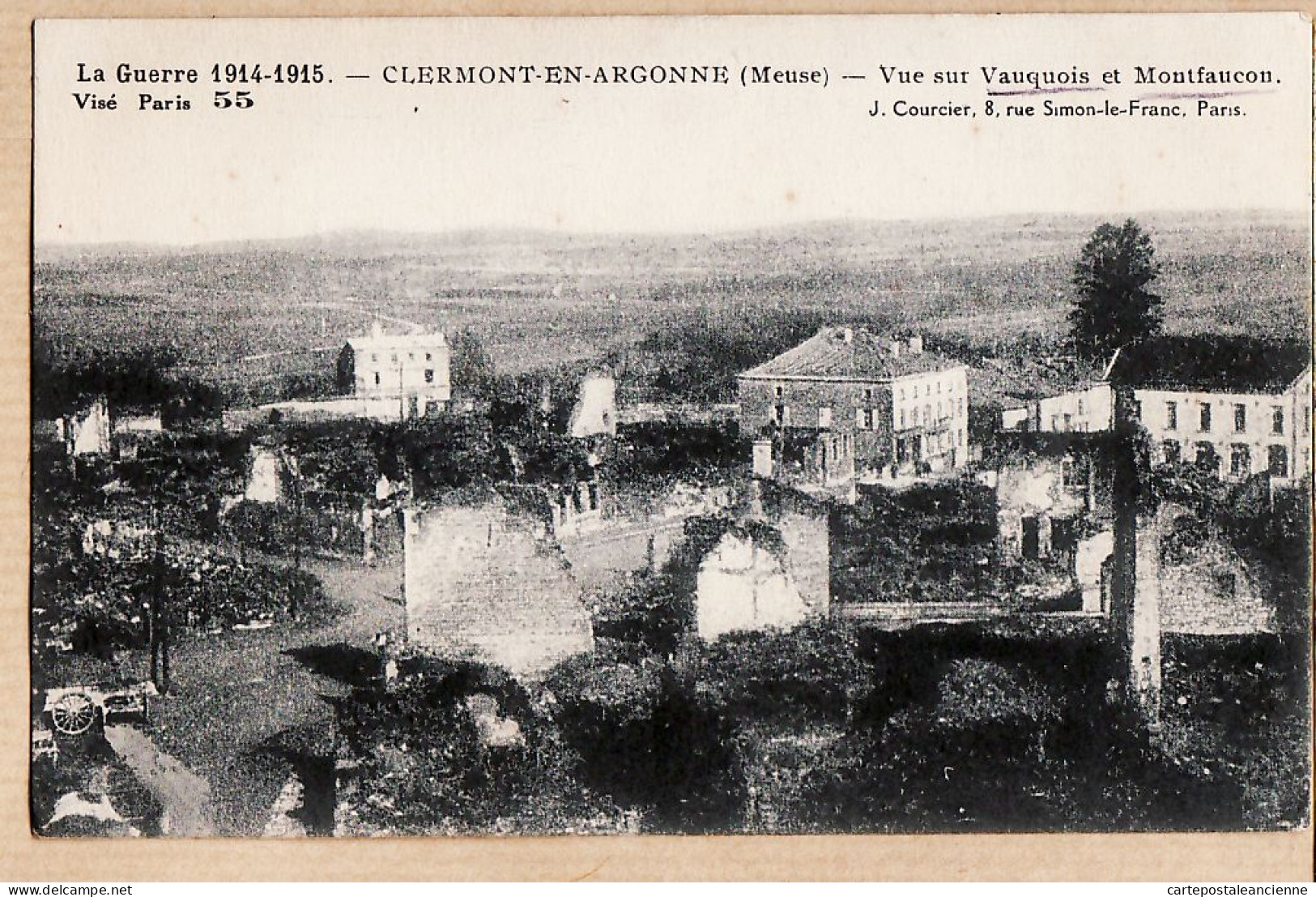 30049 / Lisez Mardi A.M 4 Avril 1916 Poilu BEUNET Cpaww1 Guerre 1914-15 CLERMONT En ARGONNE VAUQUOIS MONTFAUCON - Clermont En Argonne