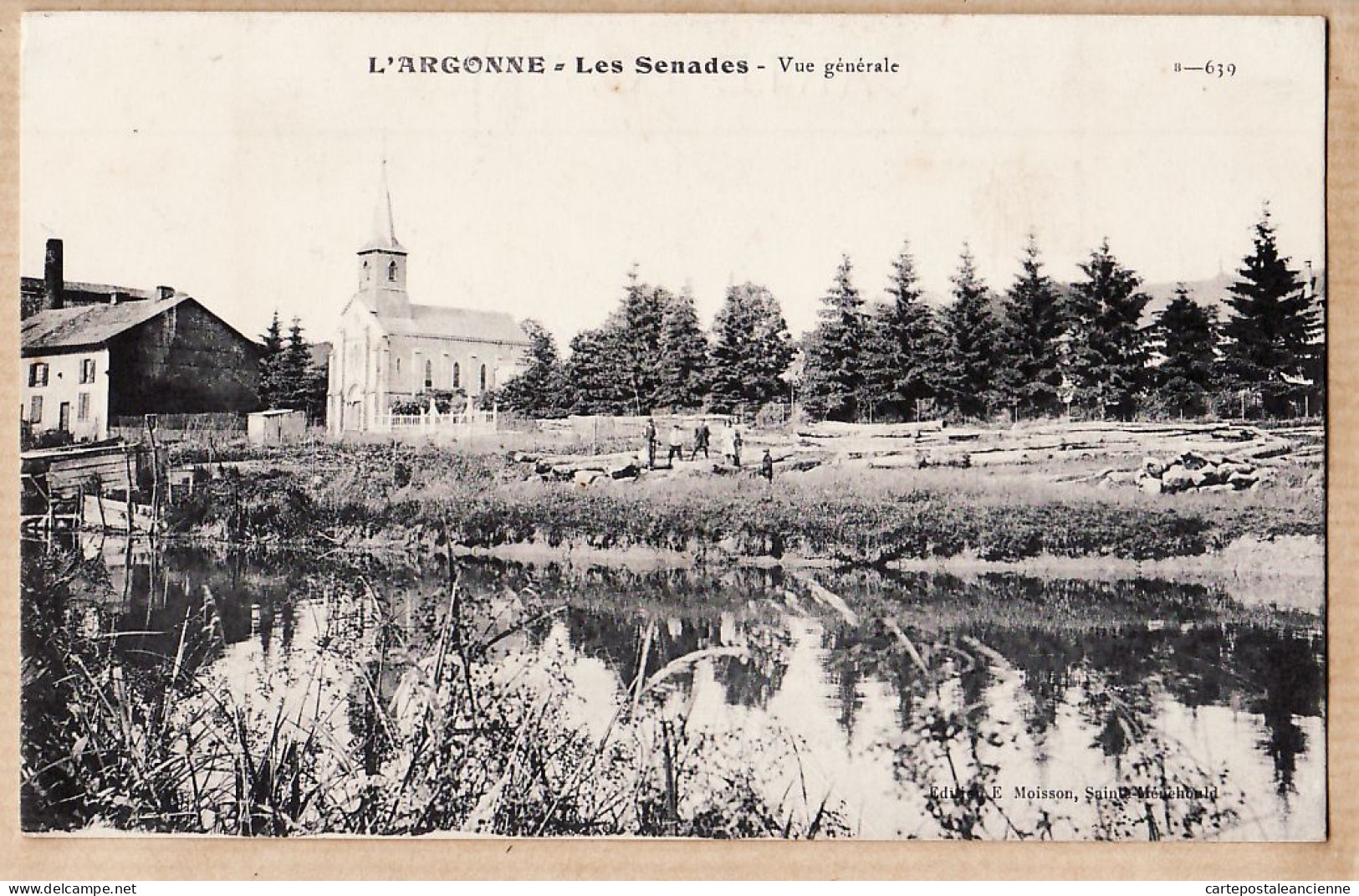 30083 / Lisez Mercredi Octobre 1915 Poilu BEUNET Les SENADES L' ARGONNE Vue Générale -MOISSON Sainte Menéhould 639 - Autres & Non Classés