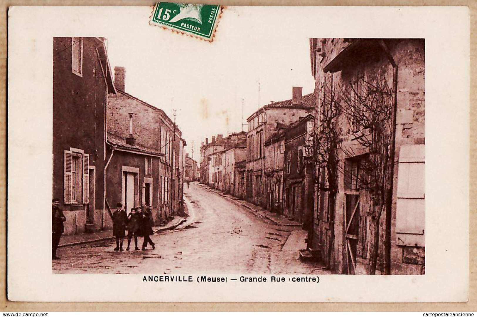 30097 / Peu Commun ANCERVILLE Meuse Grande Rue Centre 1925 à FRAISSE Bureau Recrutement Toul Meurthe Moselle - Otros & Sin Clasificación